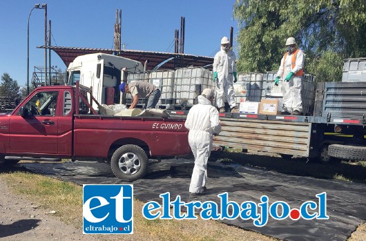 Ayer martes en San Felipe, se dispuso una jornada de recolección de plaguicidas vencidos, en instalaciones del Estadio Fiscal.