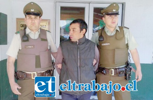 El imputado fue detenido en flagrancia por Carabineros de la comuna de Catemu, siendo derivado hasta tribunales que asignó la cautelar de prisión preventiva.