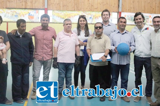 CONDORES DE ACONCAGUA.- Nace el primer club de las provincias de San Felipe y Los Andes, constituido formalmente por ciegos para el desarrollo del goalball, deporte paralímpico.