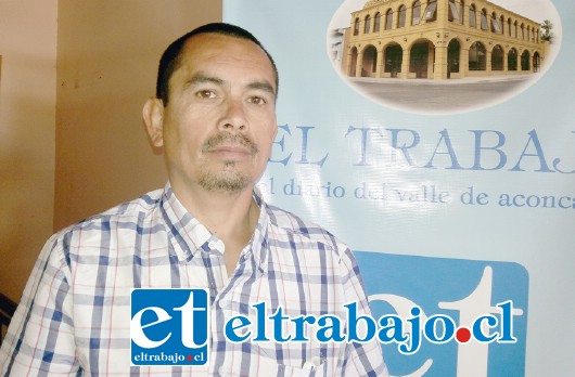 Luis Vega Barraza, Director del Sindicato GAL del supermercado Santa Isabel de Yungay, pidió de la empresa una solución para los trabajadores.