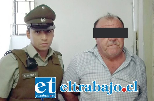 El imputado detenido por Carabineros, fue derivado hasta tribunales para ser formalizado por la Fiscalía bajo los cargos de violación que será investigada por la Brigada de Delitos Sexuales de la PDI.