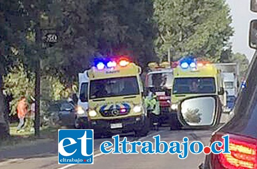 Los heridos fueron trasladados al Hospital San Camilo de San Felipe. (Foto Marco Ortega).