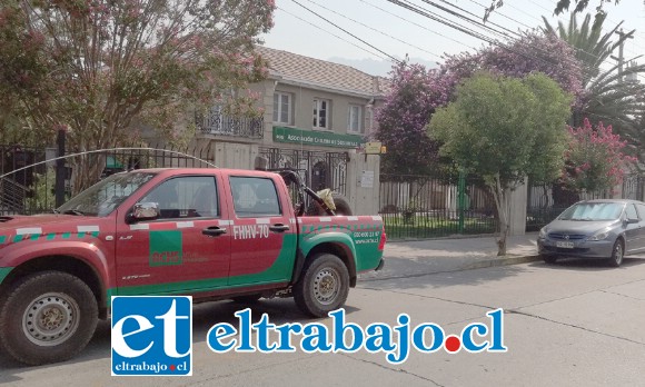 El delincuente habría ingresado hasta la Asociación Chilena de Seguridad (Achs) ubicada en calle San Martín 120 en San Felipe.