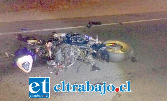 El motorista falleció de manera instantánea tras la colisión. (Foto: @EmerVCordillera).