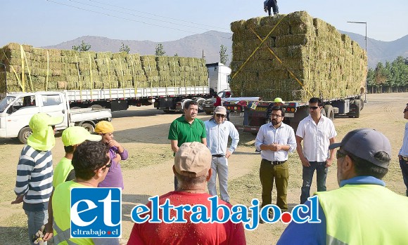 La campaña buscaba reunir la mayor cantidad de fardos de alfalfa posible, para ir en ayuda de la pequeña agricultura familiar campesina de las zonas que han sido afectadas por los incendios.