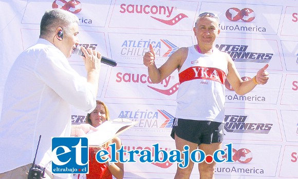 Una buena planificación y una mejor preparación permitieron a Jorge Estay ser el mejor de su serie en la Saucony Santiago 2017.