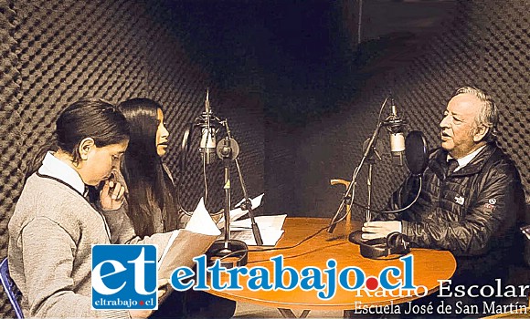 El antes y el después del Estudio de Radio del establecimiento, el cual tenía sólo 6 meses desde su implementación.