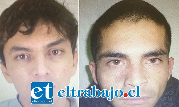 La dupla delictiva capturada por Carabineros, identificados como Alex Enrique Lobos Alvarado y Carlos Antonio Acevedo Cataldo.