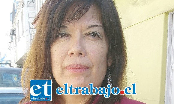 Cinthia Ibaceta González, presidenta del gremio de trabajadores del SSA.