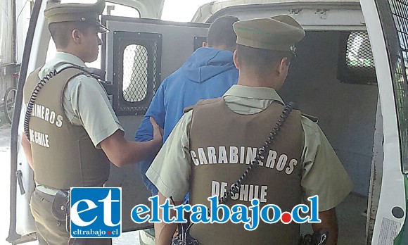 El imputado fue capturado por Carabineros de Catemu tras ser requerido por la justicia, siendo enviado hasta la cárcel mientras se investigan los casos. (Foto Archivo).