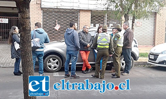 Frente al Edificio El Comendador en calle Salinas se perpetró el violento asalto.