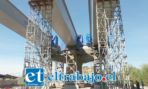 Los cortes se realizarán desde las 9 y hasta las 18 horas durante estos tres días, cuando se instalen las gigantescas vigas en el viaducto de acceso a San Felipe.