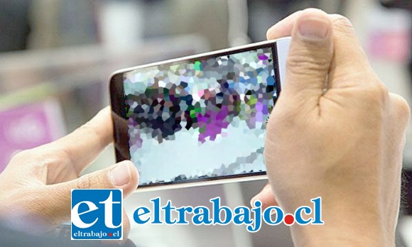 El sujeto registró mediante un video de su teléfono celular el abuso sexual contra una menor de 4 años en Catemu. (Foto Referencial).