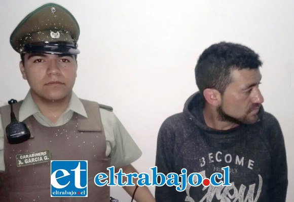 El delincuente Carlos Espinoza Galdamez, alias ‘El Camello’, fue detenido por Carabineros, quedando en prisión preventiva tras ser formalizado en Tribunales. (Foto Archivo).