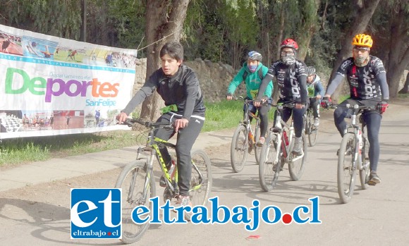 En la foto de archivo, la tercera cicletada familiar rural, organizada por el departamento de Deportes y Actividad Física municipal y la Mesa de Promoción de la Salud, realizada el domingo 27 de agosto en Bellavista.