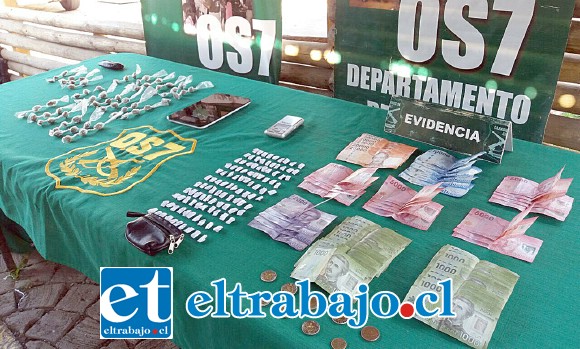 Tras el operativo ejecutado por el OS7 de Carabineros en la Villa Departamental de San Felipe, dos hermanos fueron detenidos por el delito de microtráfico de marihuana y pasta base de cocaína.