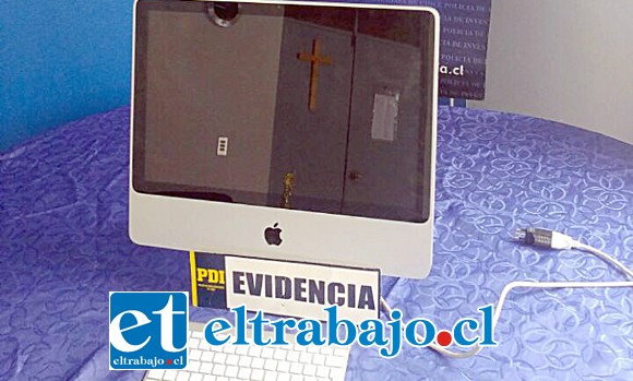 La Bricrim de la PDI San Felipe, recuperó el computador MAC avaluado en $1.500.000 encargado por robo desde la comuna de Las Condes.