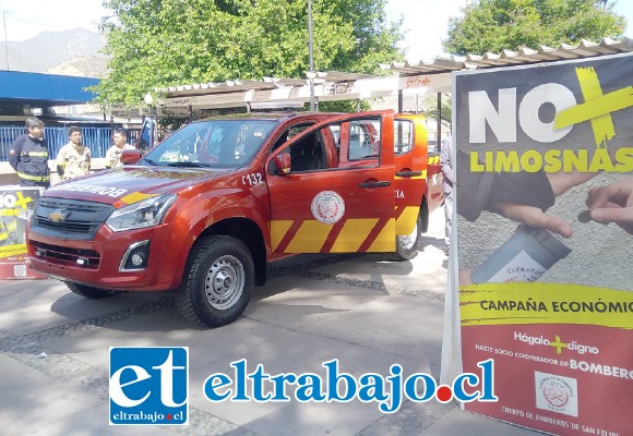 Camioneta Chevrolet 0km. Adquirida gracias a una parte de los recursos recaudados con la campaña No+Tarro.