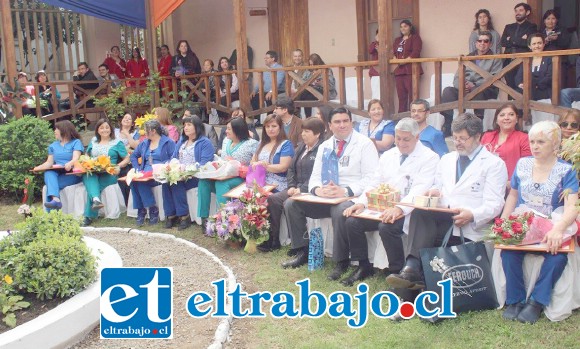 Un merecido homenaje recibieron numerosos funcionarios que cumplieron 15, 20, 25 y 30 años de ininterrumpida labor en el servicio público, en elk marco de la celebración de la Semana del Hospital.