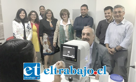 El Alcalde Patricio Freire junto a representantes de la U de Valparaíso y del Servicio de Salud Aconcagua, visitaron las dependencias que se ubican en calle Traslaviña 315.