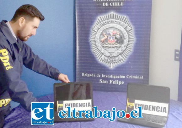 La Policía de Investigaciones recuperó los dos notebook que habían sido denunciados por robo el pasado mes de noviembre por dos víctimas de las comunas de Llay Llay y Panquehue.