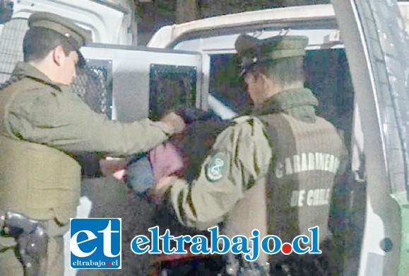 Los detenidos por Carabineros fueron derivados hasta el Juzgado de Garantía de San Felipe para ser formalizados por robo en lugar no habitado. (Foto Referencial).