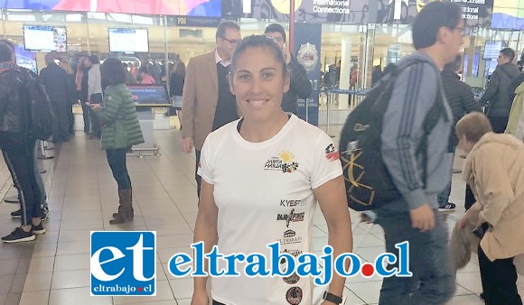 Ayer Natali Rosas partió rumbo a Sudáfrica para ser parte de una fecha del Circuito Mundial de Deporte Aventura.