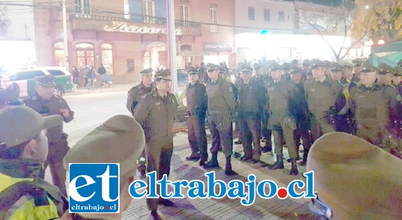 Los funcionarios de Carabineros Aconcagua se unieron al Plan Nacional preventivo de delitos.