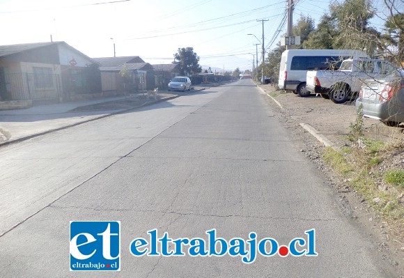 Esta es la avenida Santa Teresa, donde los vecinos piden lomo de toro o mayor fiscalización.