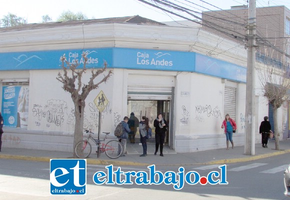 Caja de Compensación Los Andes, sucursal de San Felipe.