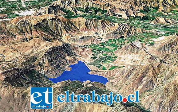 El plano del embalse.