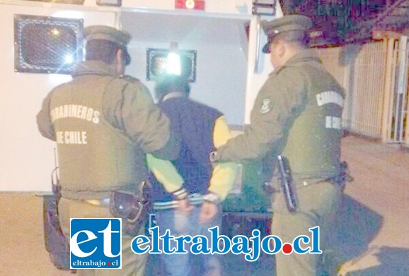 Carabineros efectuó la fiscalización vehicular el pasado 22 de abril del 2017, incautando las especies reportadas por robo en Los Andes. (Foto Archivo).