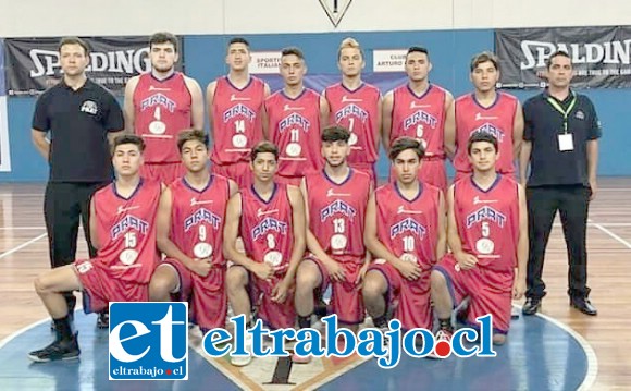 CUMPLIERON.- La incursión del Prat en la 46º versión del Campioni Del Domani fue todo un éxito al lograr avanzar a los Play Offs del principal torneo juvenil del básquet chileno.