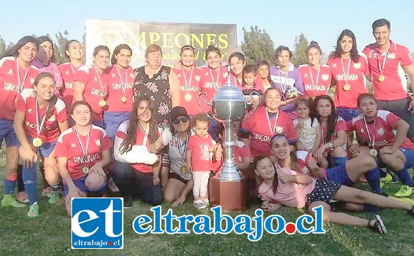 Tras golear a Valparaíso, la selección de Rinconada de Los Andes se convirtió en el campeón Regional de Fútbol Femenino.