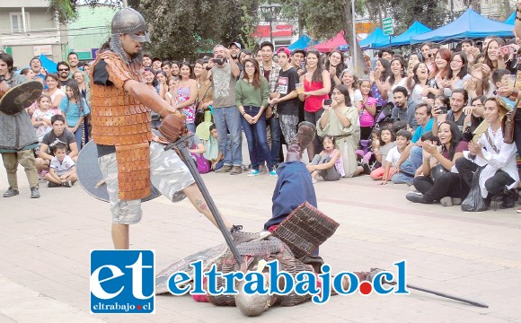 REGRESAN LOS VIKINGOS.- La Cuarta Feria Medieval se realizará en nuestra comuna a partir de las 11:00 horas y hasta las 21:00 horas del sábado. En la gráfica vemos a Varmesjord Recreación Vikinga.