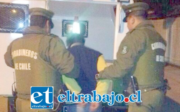 El imputado fue detenido por Carabineros en horas de la madrugada del 21 de octubre del 2018. (Foto Archivo).