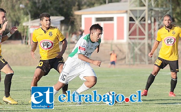 Por la Copa Chile Trasandino enfrentó en el Regional de Los Andes a San Luis de Quillota.