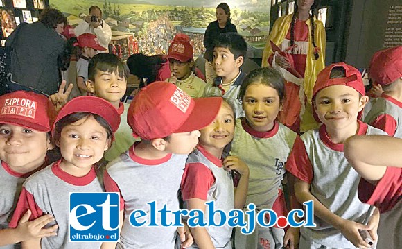 LA GRAN AVENTURA.- De seguro, estos pequeñitos tendrán mucho para contar a sus compañeros de clases en el Liceo Darío Salas.