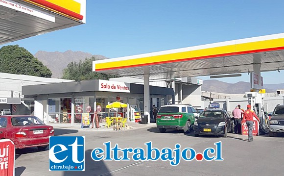 El millonario robo ocurrido en el servicentro Shell ubicado en la esquina de avenida Maipú con Chorrillos en San Felipe, ocurrió durante el fin de semana y fue denunciado la mañana de ayer.