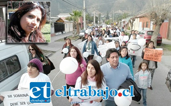 Familiares y la comunidad de Llay Llay durante estos dos años marchaban por los calles exigiendo justicia por el escalofriante asesinato ocurrido en esa localidad.