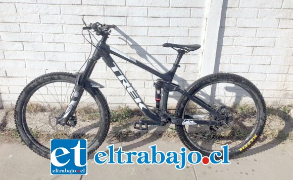 Esta es la bicicleta que fue robada desde un inmueble ubicado en Salinas con Uno Norte.