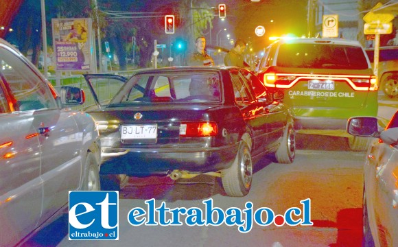 El accidente ocurrió la tarde noche de este lunes en Avenida Yungay de San Felipe.