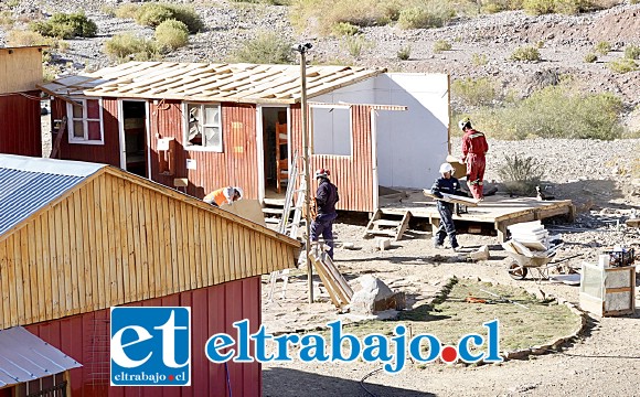 Así lucían las obras hace pocos meses cuando desmantelaron campamento minero de compañía Vizcachitas Holding.