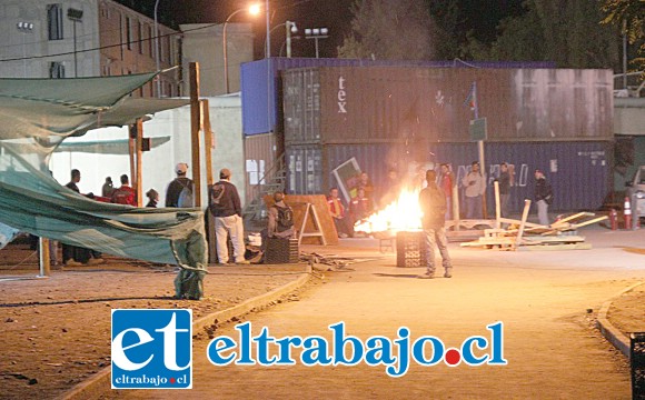 Acá se aprecia a trabajadores durante las manifestaciones a fines del 2018.