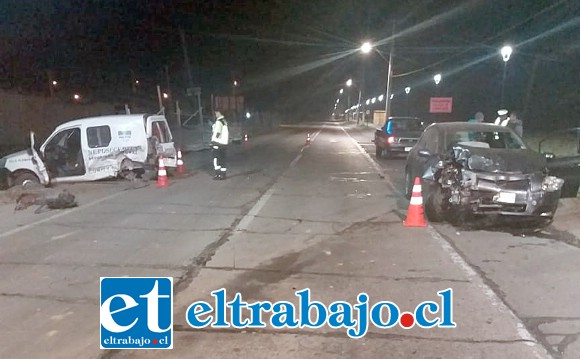 El accidente ocurrió alrededor de las 05:10 horas de este sábado 24 de agosto en la ruta Troncal en Panquehue.