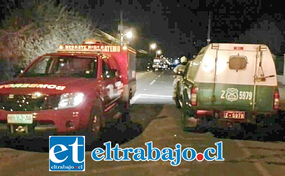 El accidente con resultado de muerte ocurrió cerca de las 19:30 horas de este sábado 28 de septiembre en el sector Reinoso, en la comuna de Catemu. (Fotografía Referencial)