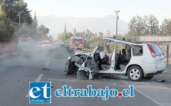 El fatal accidente de tránsito ocurrió la madrugada de ayer domingo en la carretera San Martín de San Felipe.