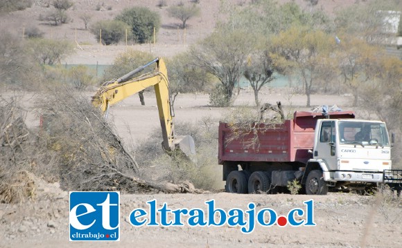 TODO EN REGLA.- Así luce ahora el panorama, algunos de los comuneros arrendaron este terreno y al parecer todos los permisos están en regla.