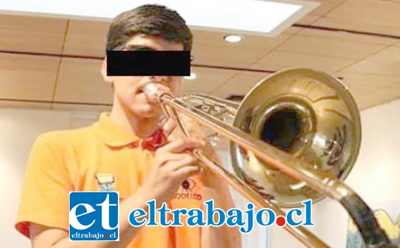 Este joven industrialino pertenece a la Banda Sinfónica de Los Andes (Fosila).