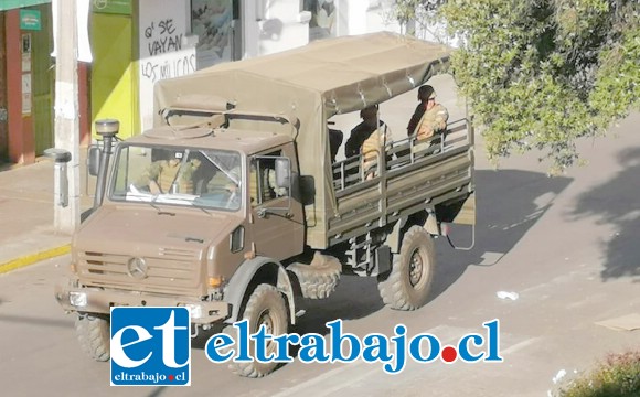 Durante esta semana la ciudad de San Felipe ha sido custodiada por efectivos militares.